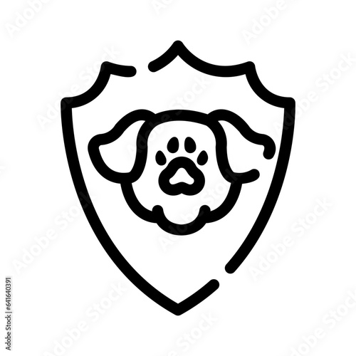 pet insurance Line Icon