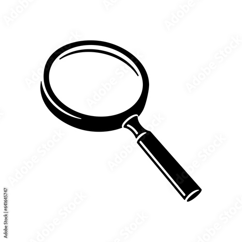 Magnifying glass icon sign magnifier loupe vector illustration