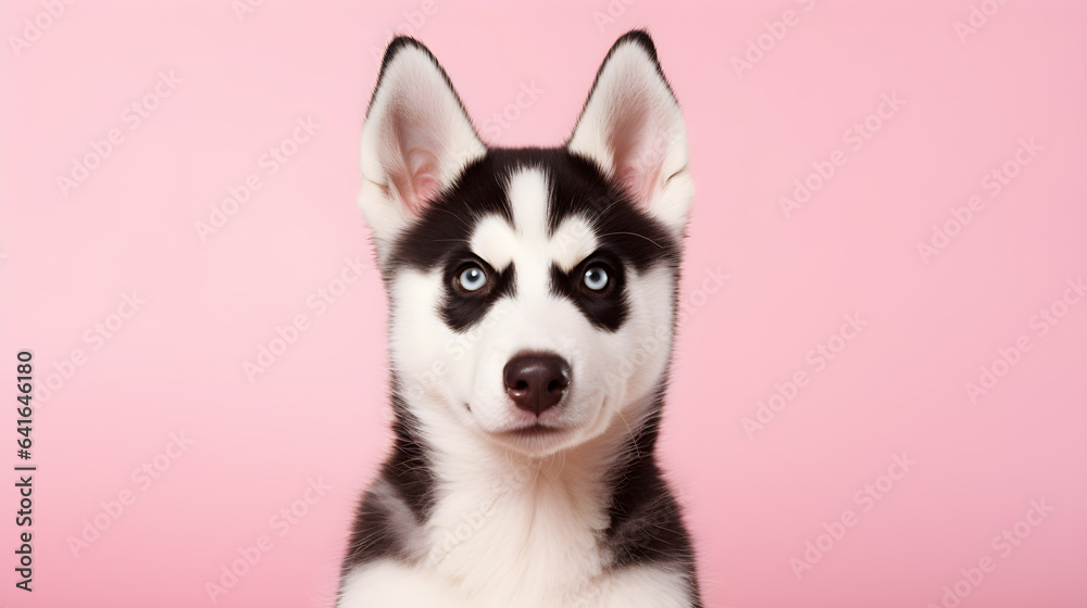 Siberian Husky puppy, generative ai Siberian Husky puppy, generative ai