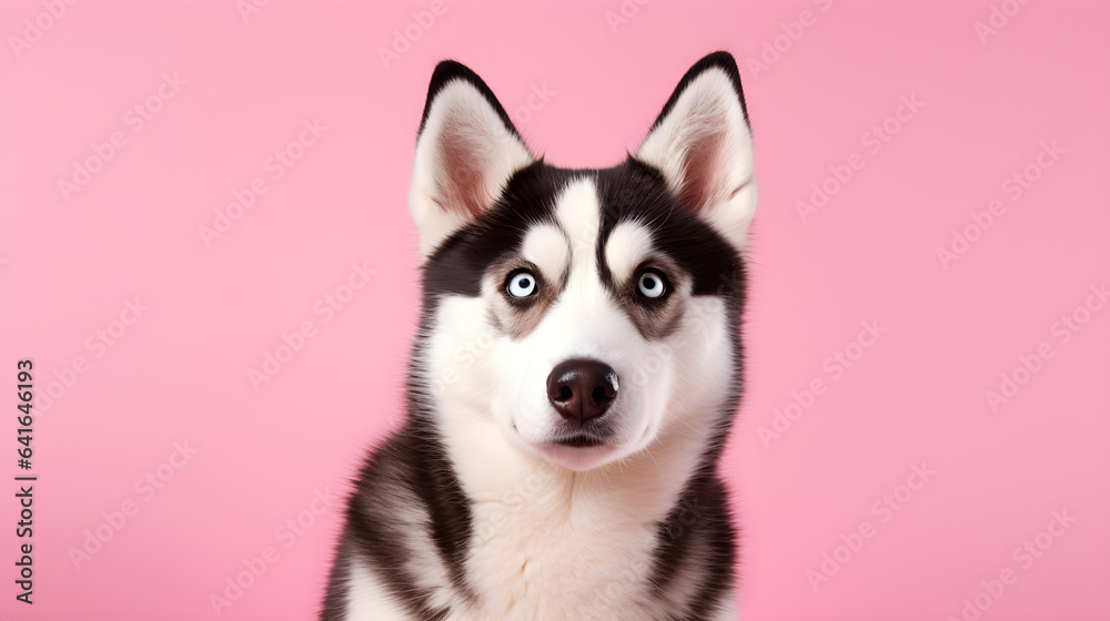 Siberian Husky puppy, generative ai Siberian Husky puppy, generative ai