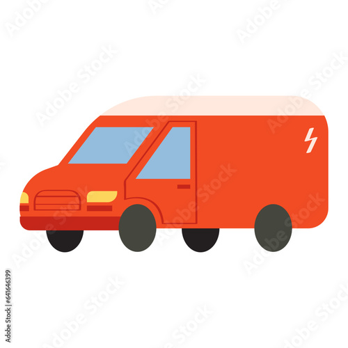 Wallpaper Mural Van flat illustration Torontodigital.ca