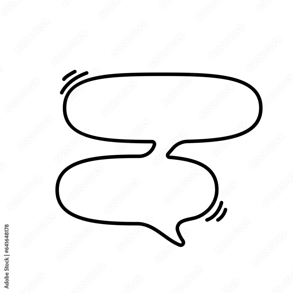 Hand drawn text box. Cute cartoon style talking dialogue.
Hand drawn text box. Cute cartoon style talking dialogue.