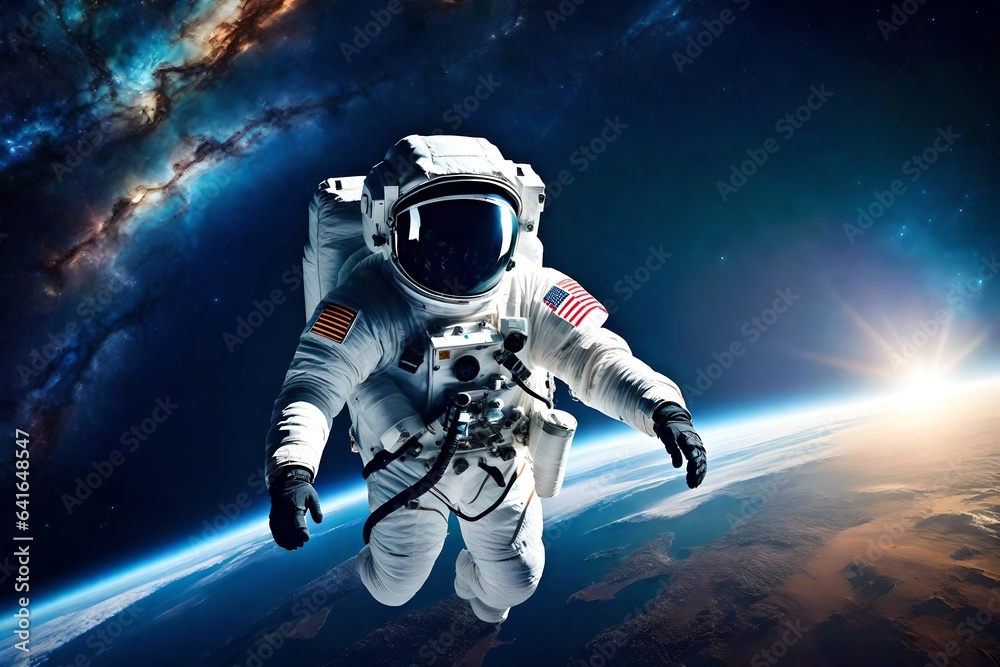 astronaut in space astronaut in space