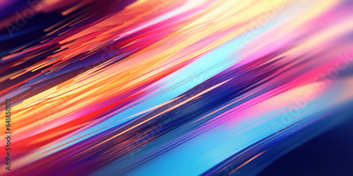 Abstract colorful speed motion blur striped glitch