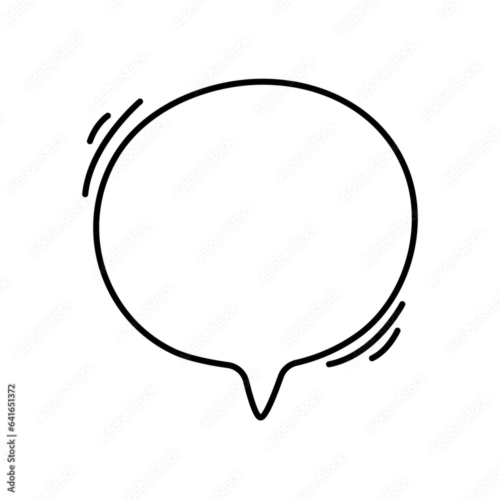 Hand drawn text box. Cute cartoon style talking dialogue. Hand drawn text box. Cute cartoon style talking dialogue.