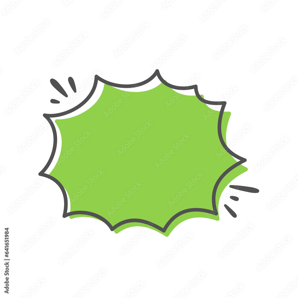 Hand drawn text box. Cute cartoon style talking dialogue. Hand drawn text box. Cute cartoon style talking dialogue.