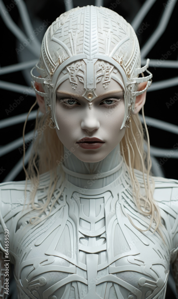 Radiant Model Futurism: Stellar Elegance in a Cosmos-Inspired Odyssey
Generative IA