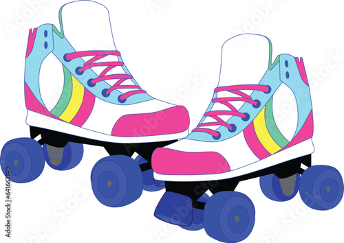 retro roller skate