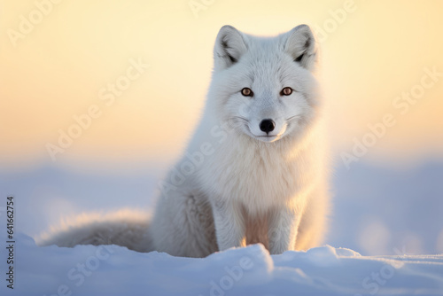 Cute Arctic Fox © Veniamin Kraskov