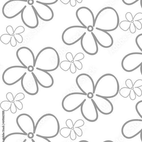 seamless children's hand drawn pattern