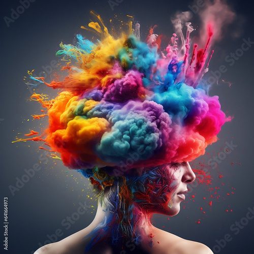 Colorful brain 