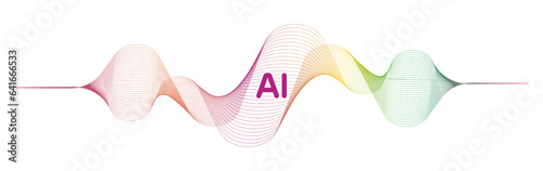 Image created with icon related to the concept of artificial intelligence