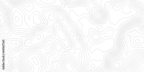 Topographic line contour map background, geographic grid map abstract backdrop. Black on white contours vector topography stylized height of the lines. Topographic contour map. 