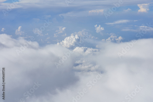Fototapeta Naklejka Na Ścianę i Meble -  Clouds, view from the plane window
