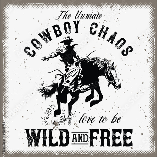 Cowboy Chaos Unisex T-shirt