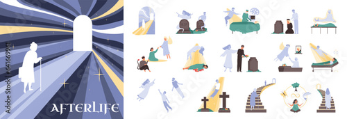 Death Afterlife Icon Set
