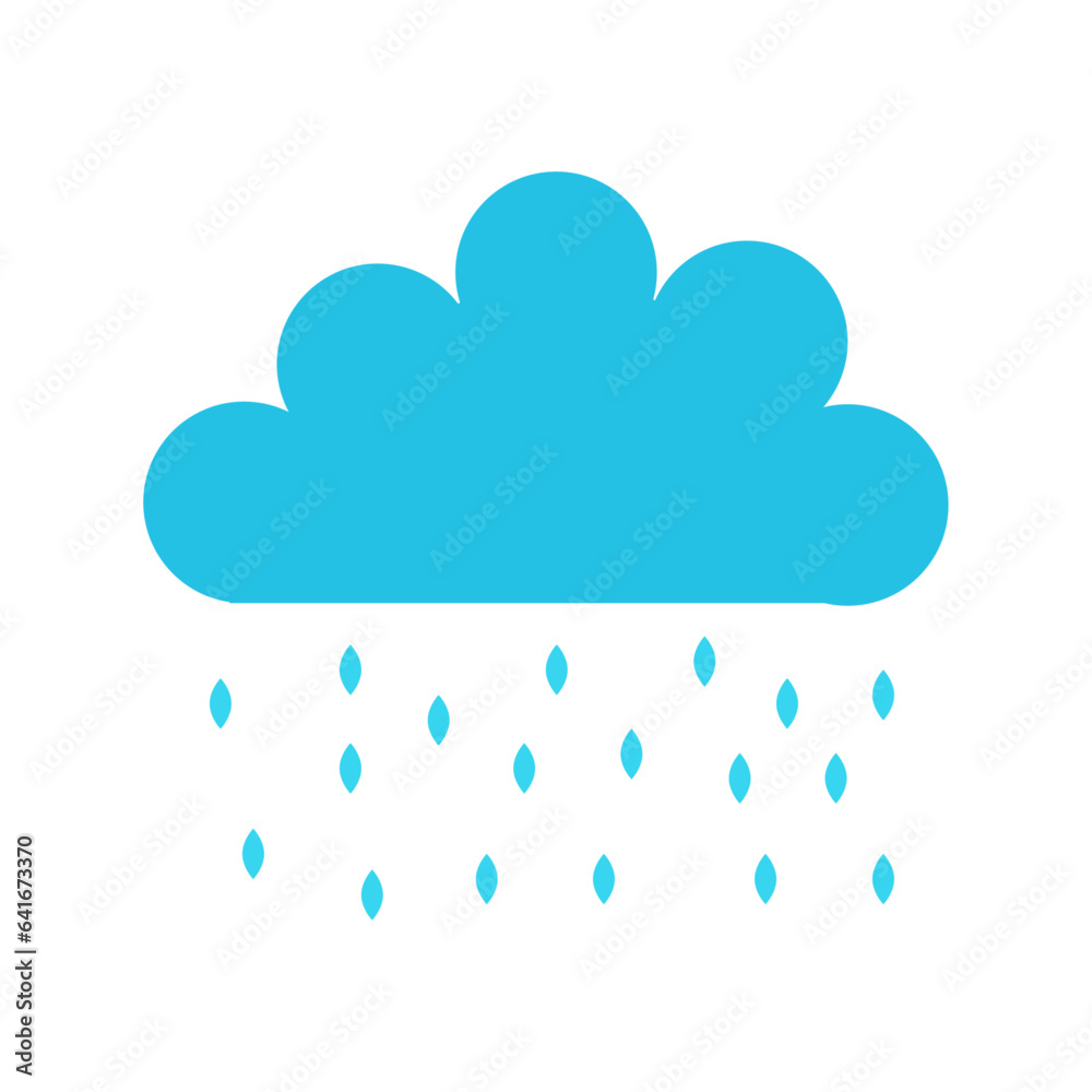 rain icon vector illustration rain icon vector illustration