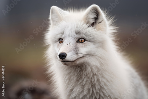 Cute Arctic Fox Close-up © Venka
