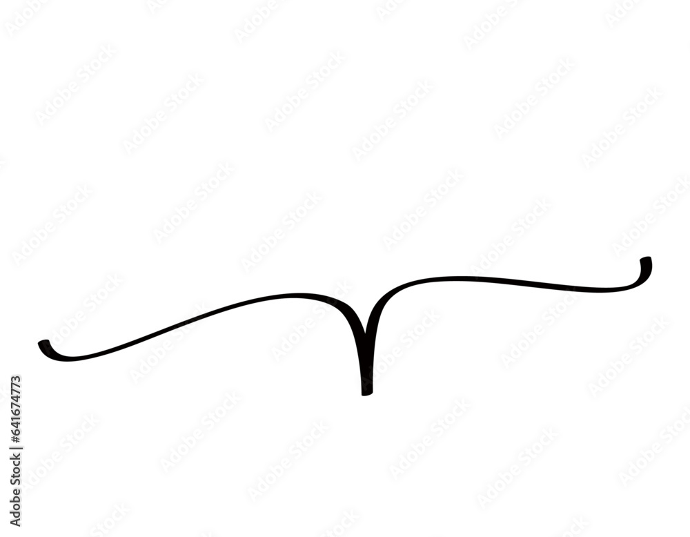 Obraz premium シンプルな手書きのゆるカワな吹き出し/ライン