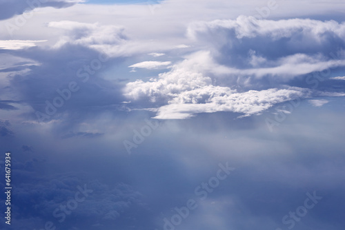 Fototapeta Naklejka Na Ścianę i Meble -  Clouds, view from the plane window