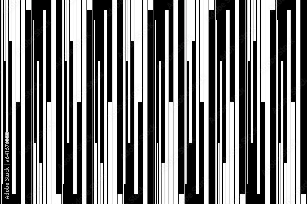 Vertical stripe of pattern. Design random lines white on black background. Design print for illustration, textile, texture, wallpaper, background, backdrop. Set 10 Vertical stripe of pattern. Design random lines white on black background. Design print for illustration, textile, texture, wallpaper, background, backdrop. Set 10