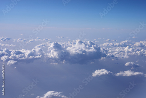 Clouds, view from the plane window