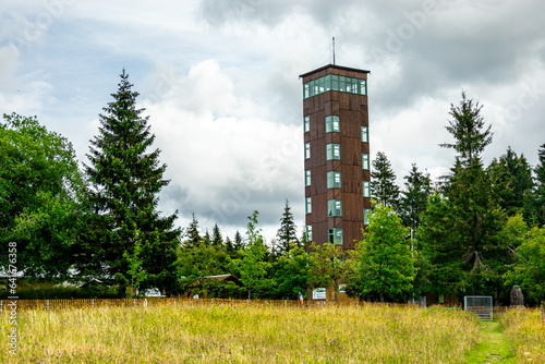 Sommerwanderung auf dem Höhenweg des Thüringer Waldes - Thüringen - Deutschland photo