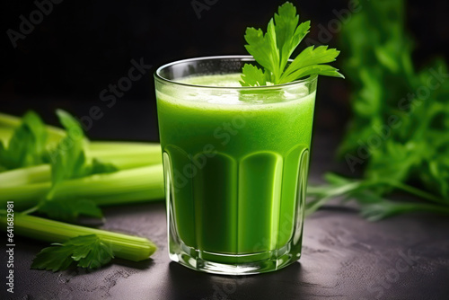 Crisp Celery Elixir in Decorative Welcome Drink Cup