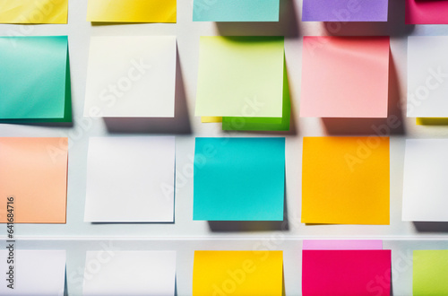Colorful Coordination: Harnessing Productivity with Sticky Notes