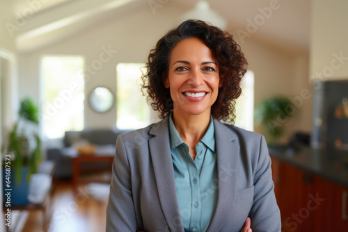 45-Year-Old Latina Realtor and House for Sale