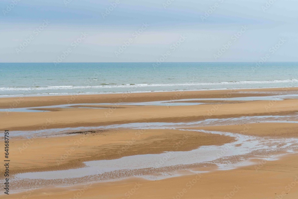 Omaha Beach Site of WWII D-Day Landing in France