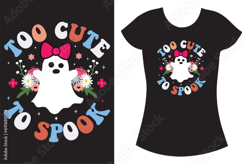 Halloween Nurse boo svg t shirt design. Halloween vector gift shirt.