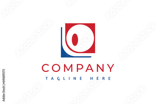 letter LO eye logo design