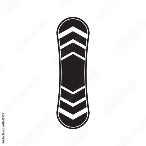 snowboard icon design vector