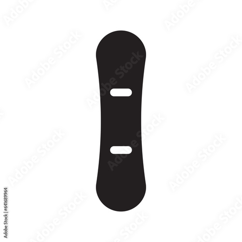 snowboard icon design vector
