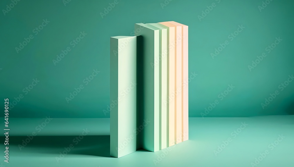 Fototapeta premium Simple and Clean Minimal Still Life Image