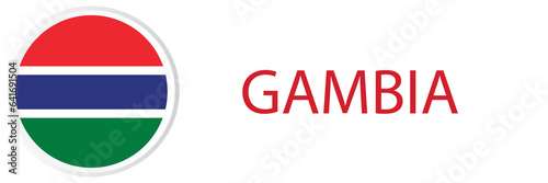 Free Download Gambia flag in web button, button icons. - GFXLoad