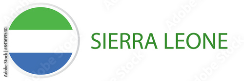 Free Download Sierra Leone flag in web button, button icons. - GFXLoad