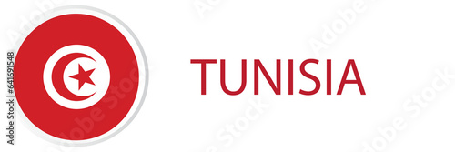 Free Download Tunisia flag in web button, button icons. - GFXLoad