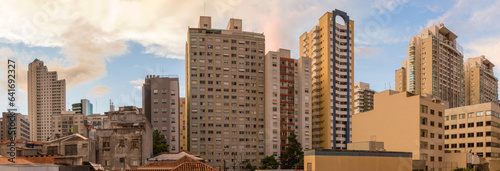 skyline of buildings in the center of São Paulo photo