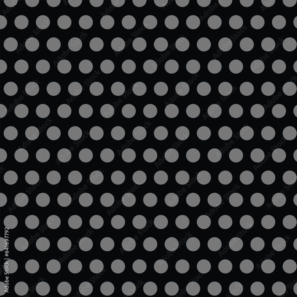 simple abstract seamless grey color polka dot pattern on black background simple abstract seamless grey color polka dot pattern on black background