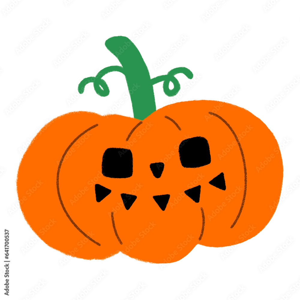 Hand drawing a Halloween day element Hand drawing a Halloween day element