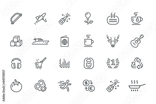 set of icons for design