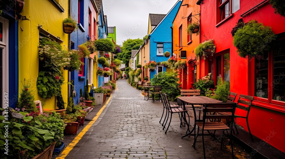 Colourful Old Street in Kinsale, County Cork, Ireland - Travel to this Charming European Town for Architecture and Culture