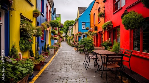 Colourful Old Street in Kinsale, County Cork, Ireland - Travel to this Charming European Town for Architecture and Culture