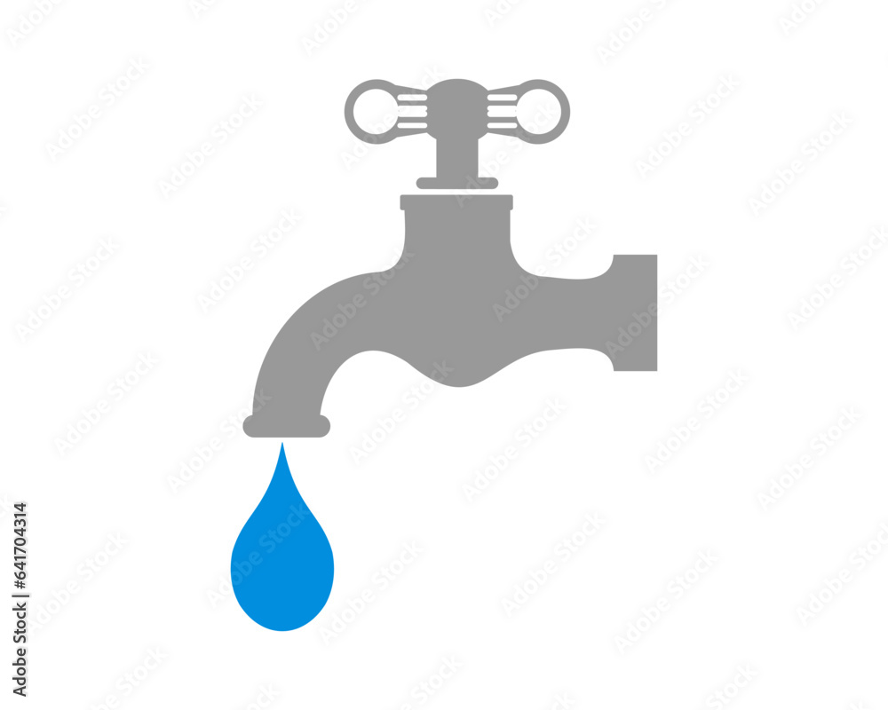 Water tap silhouette vector illustration Water tap silhouette vector illustration