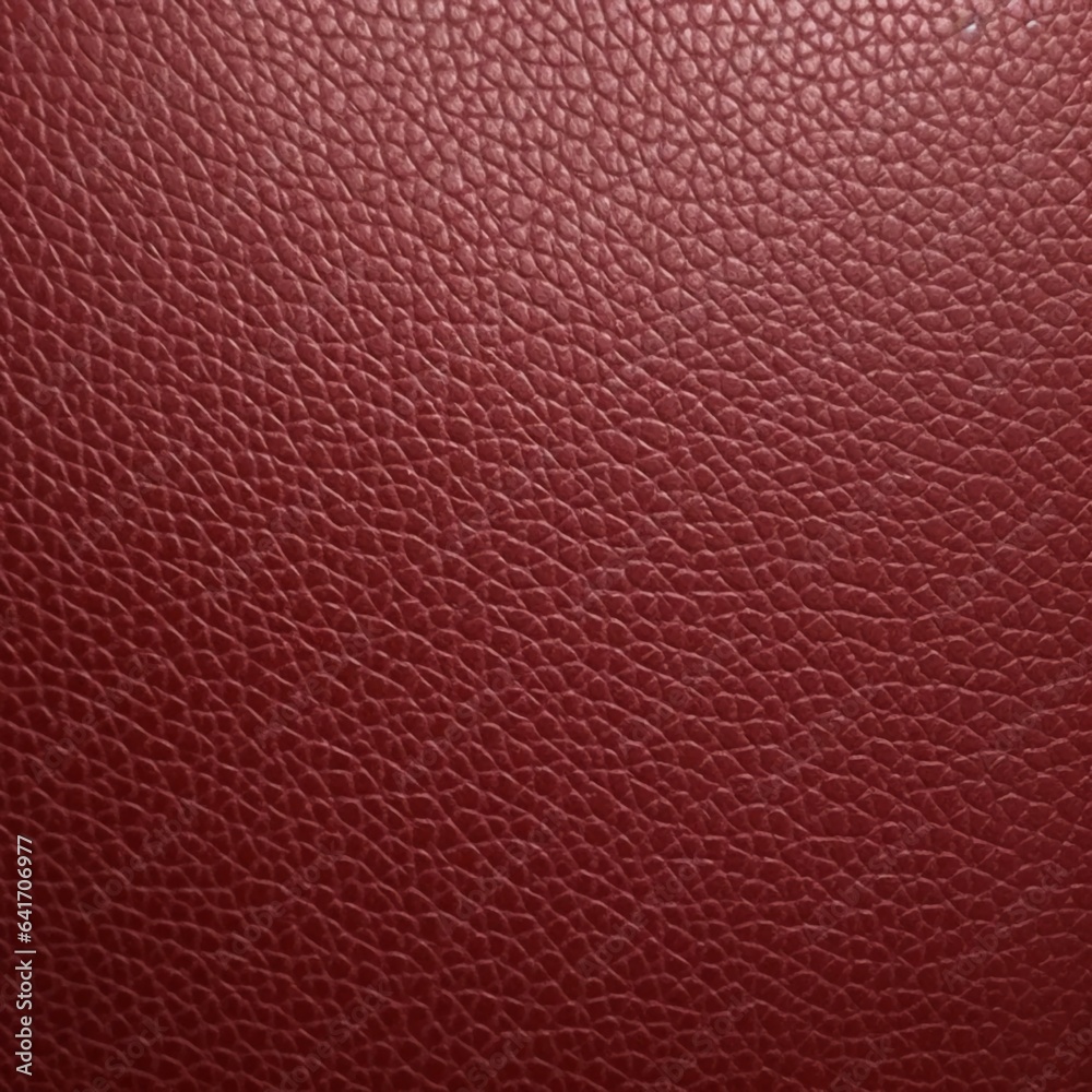 simple Maroon color leather texture background 