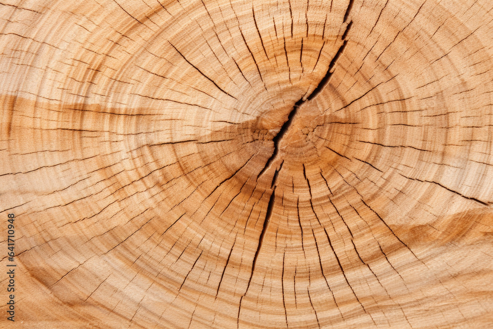 Natural Beauty revealed through Close-Up Macro Photo of Hornbeam Wood