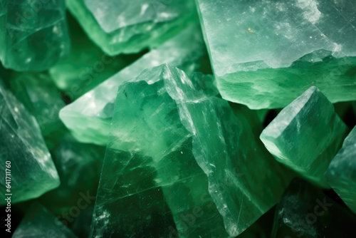 Glistening Aventurine: A Captivating Background Texture Resembling Sparkling Green Gemstone photo