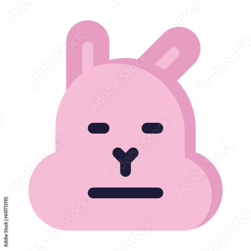 expressionless line icon best for social media design